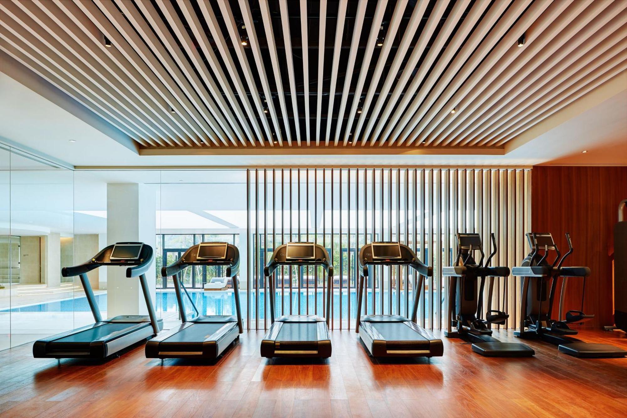 The Westin Tashee Resort, Taoyuan Daxi Buitenkant foto The gym at the hotel